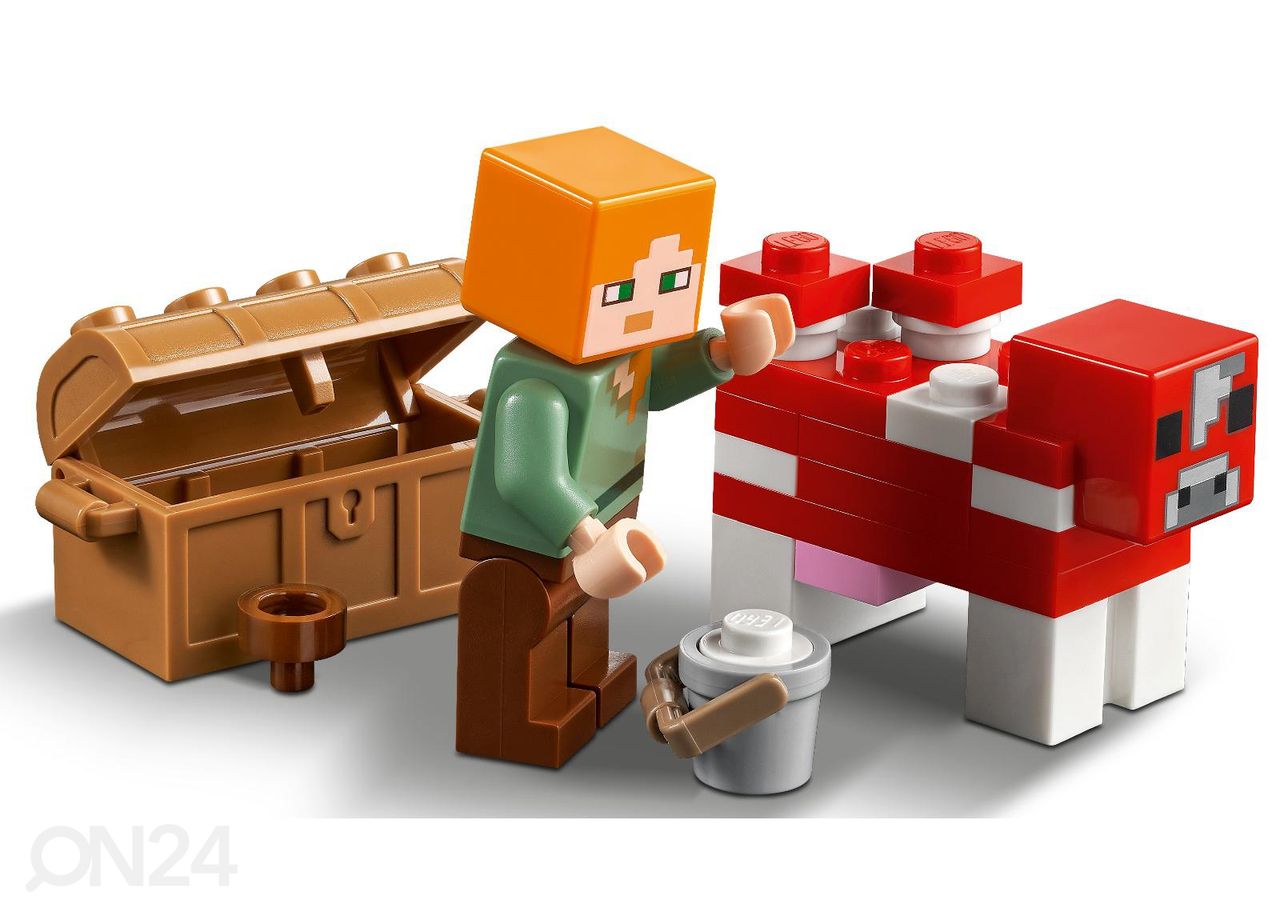LEGO Minecraft Дом-гриб увеличить
