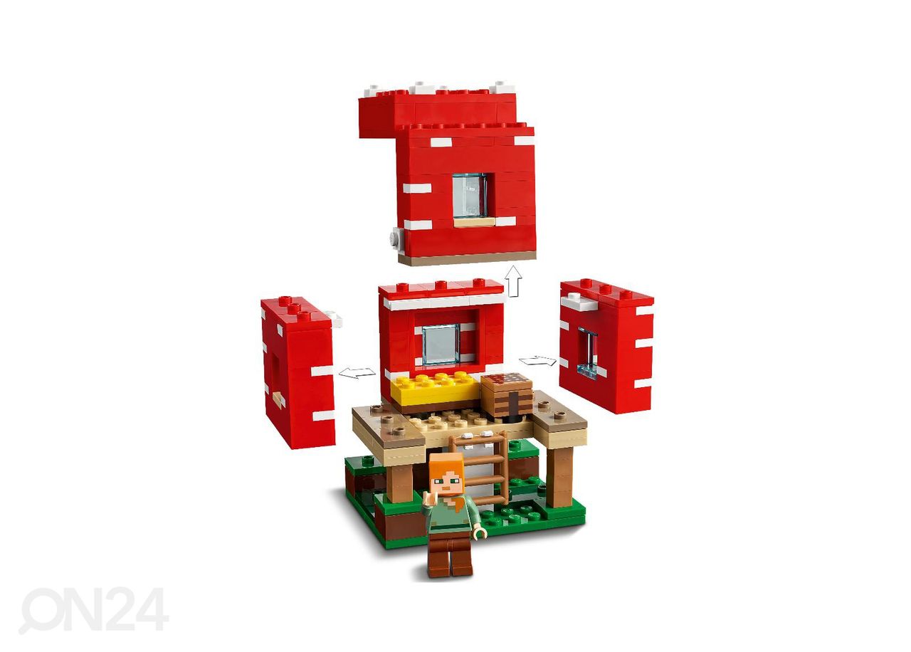 LEGO Minecraft Дом-гриб увеличить