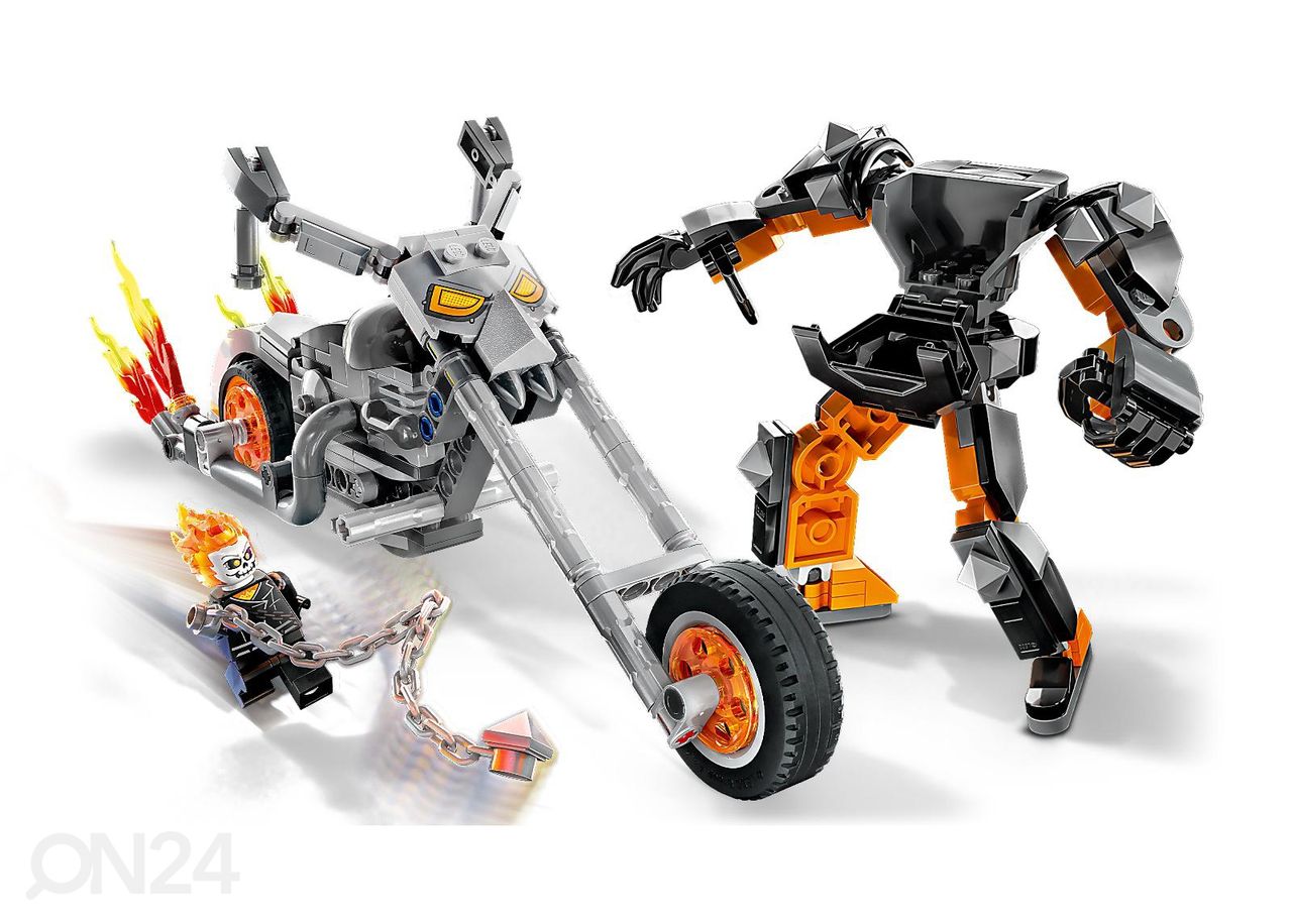 LEGO Super Heroes Ghost Rideri робот и мотоцикл увеличить