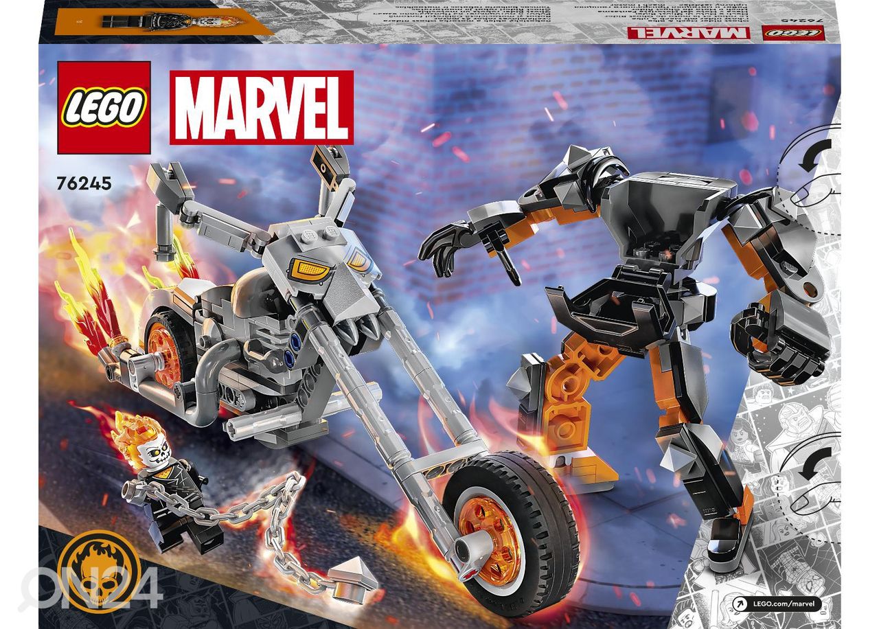 LEGO Super Heroes Ghost Rideri робот и мотоцикл увеличить