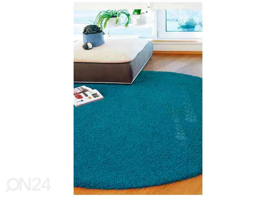 Narma длинношерстный ковер Spice™ petrol 200x300 см увеличить