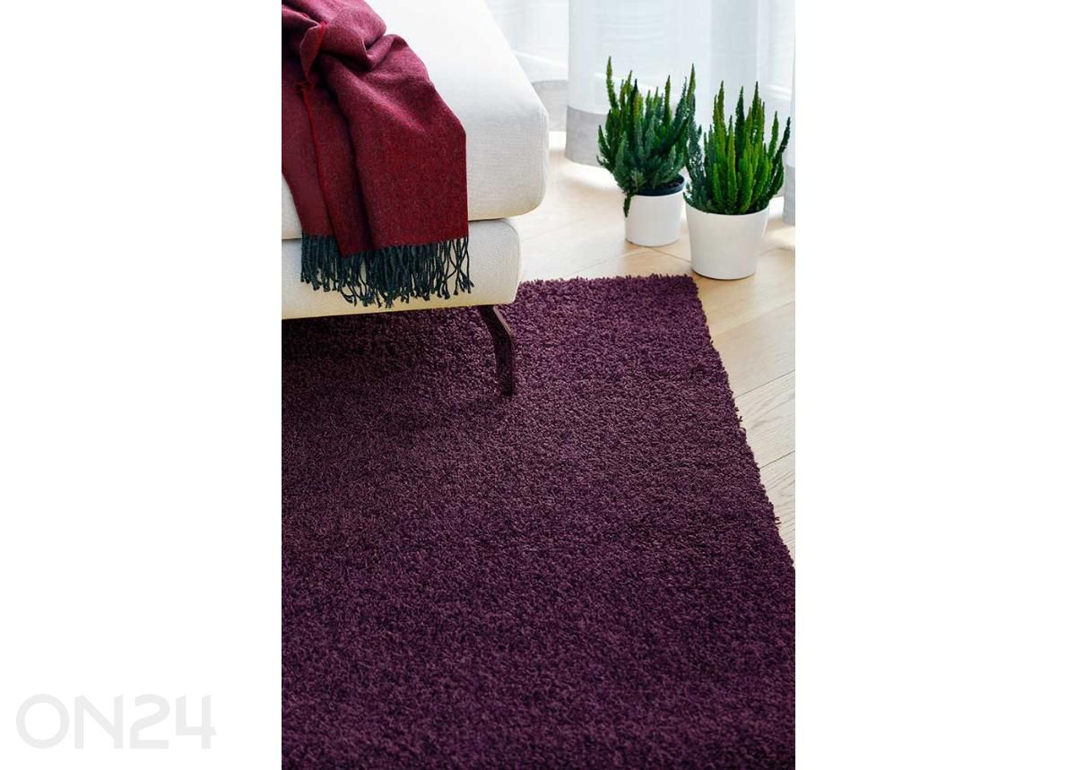 Narma длинношерстный ковер Spice™ plum круглый Ø 133 см увеличить