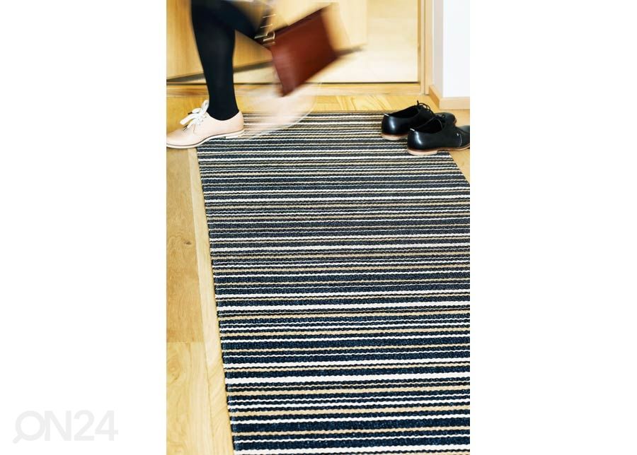 Narma пластиковый ковер Hullo black-beige 70x250 см увеличить