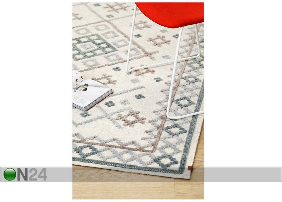 Narma шерстяной ковер ручной работы Palanga grey-beige 160x230 см увеличить