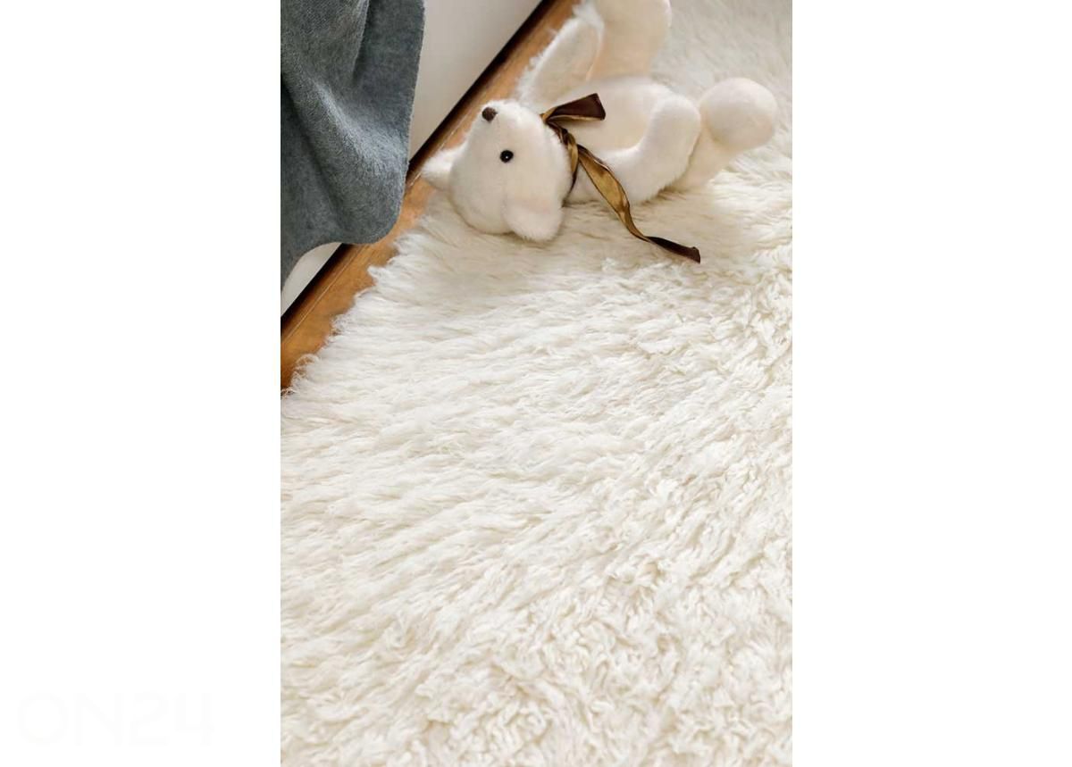 Narma шерстяной ковер Flokati white 120x180 см увеличить