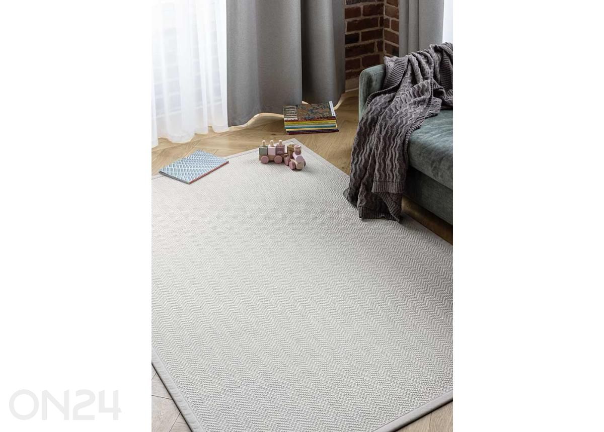 Narma шерстяной ковeр Bergen™ круглый white Ø 200 см увеличить