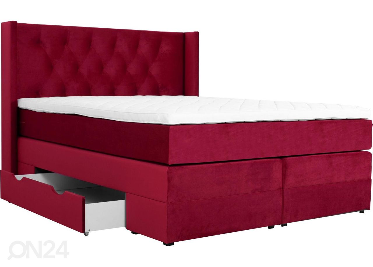 Sime Beds Континентальная кровать с ящиками Elegance 140x200 см увеличить
