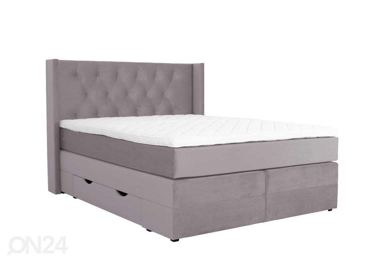 Sime Beds Континентальная кровать с ящиками Elegance 140x200 см увеличить
