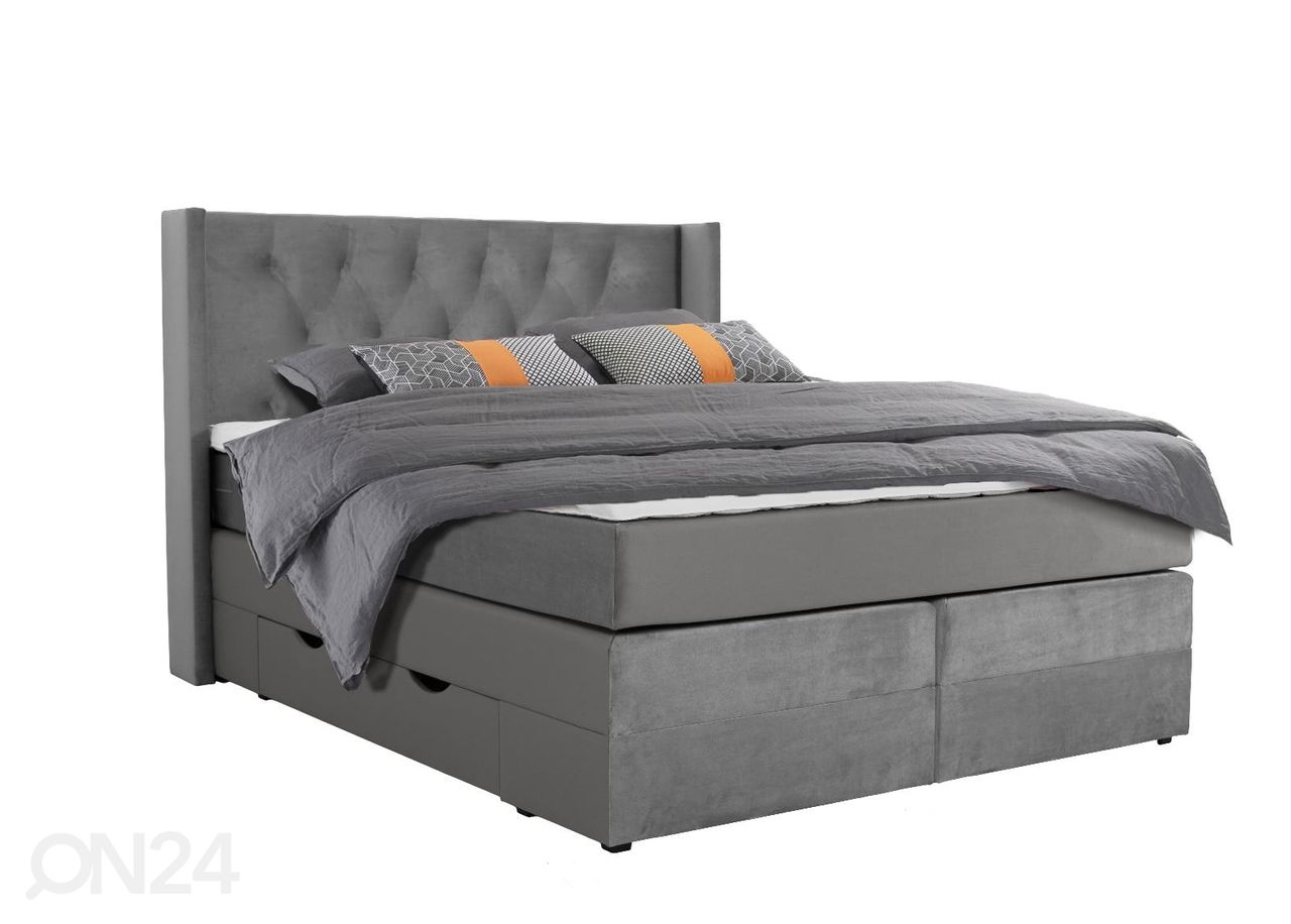 Sime Beds Континентальная кровать с ящиками Elegance 200x210 см увеличить