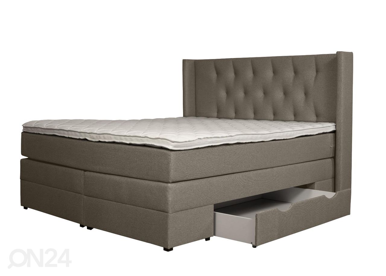 Sime Beds Континентальная кровать с ящиками Sanna 140x210 см увеличить