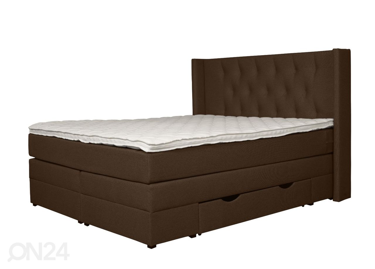 Sime Beds Континентальная кровать с ящиками Sanna 140x210 см увеличить
