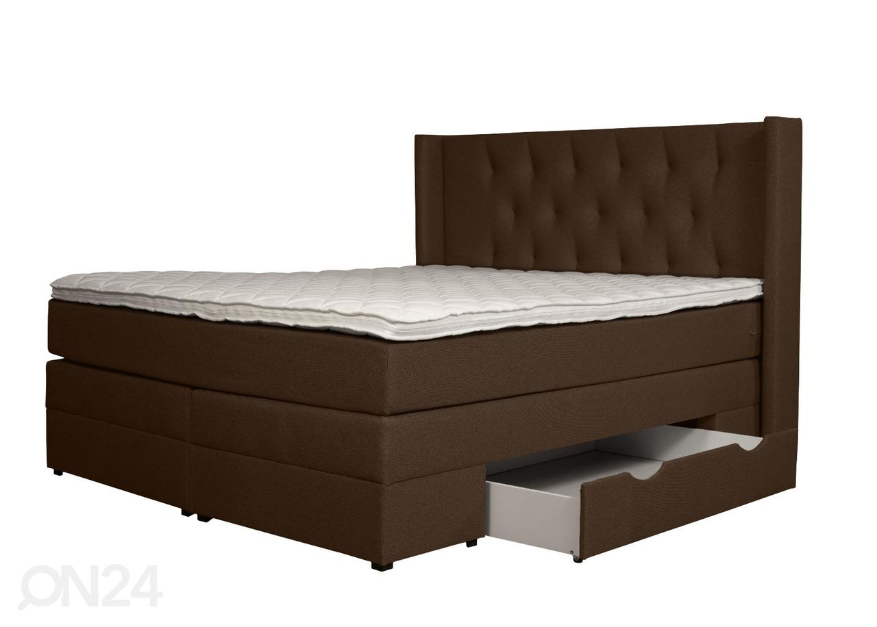 Sime Beds Континентальная кровать с ящиками Sanna 140x210 см увеличить