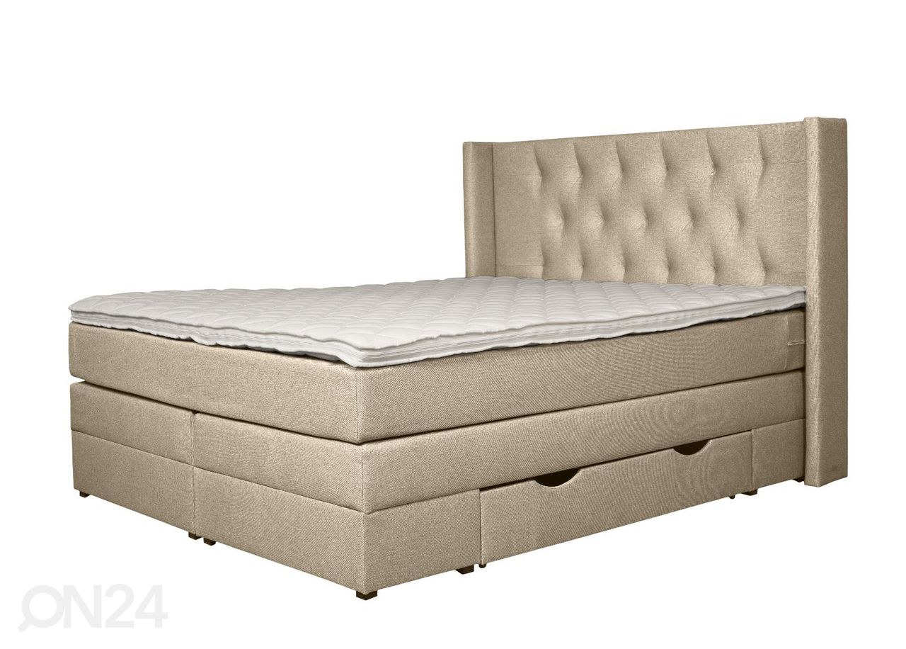 Sime Beds Континентальная кровать с ящиками Sanna 140x210 см увеличить