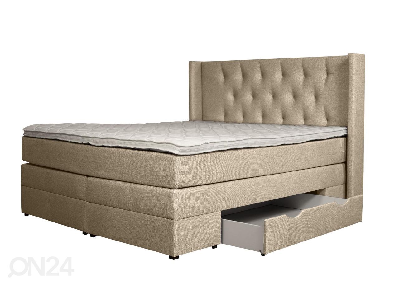 Sime Beds Континентальная кровать с ящиками Sanna 140x210 см увеличить