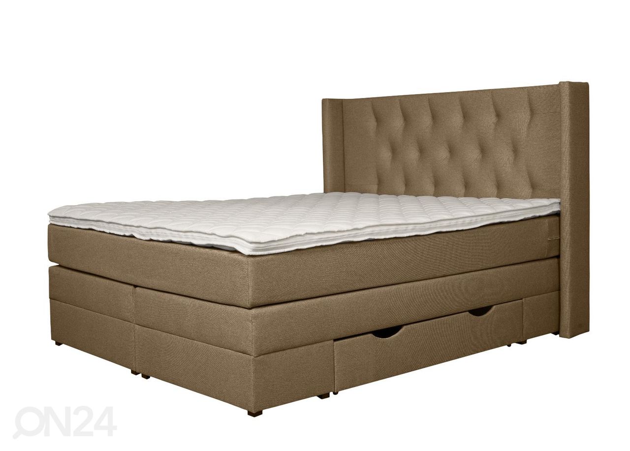 Sime Beds Континентальная кровать с ящиками Sanna 140x210 см увеличить