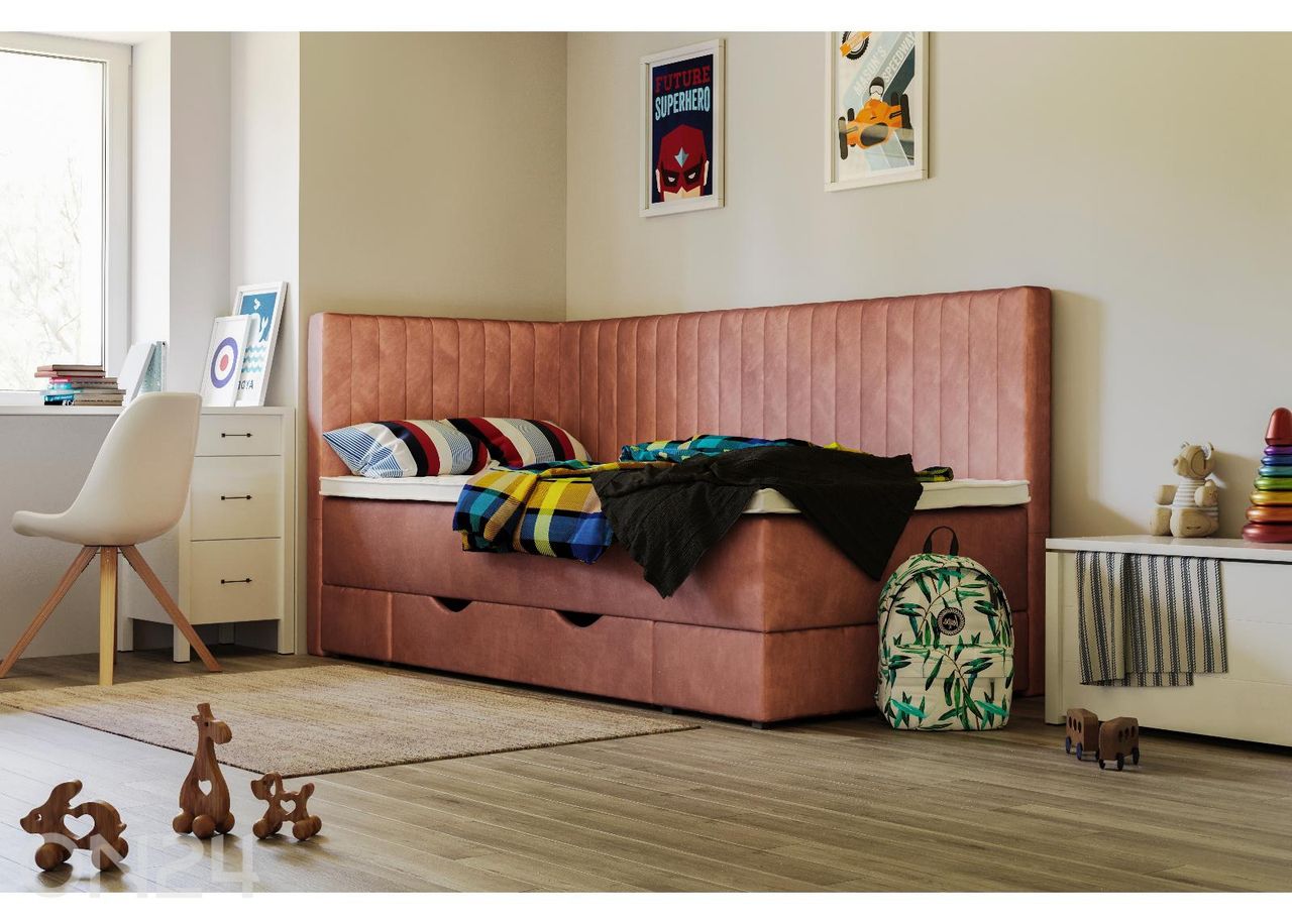Sime Beds кровать с ящиком для белья Nora 80x200 см увеличить