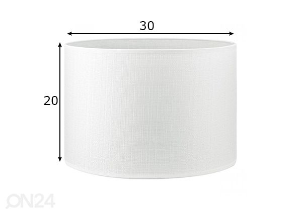 Абажур Canvas ⌀30xh20 cm размеры
