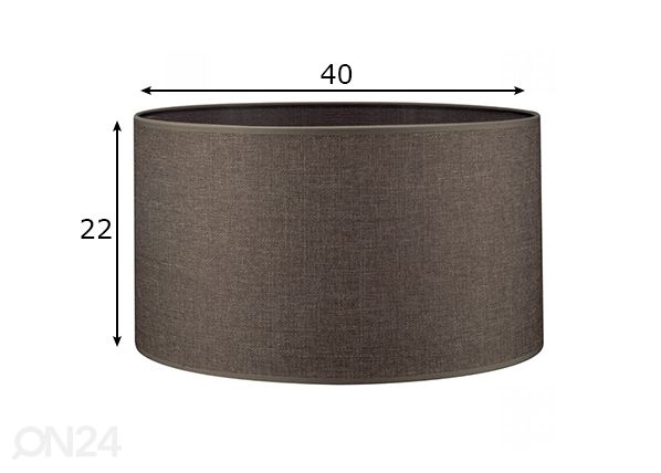 Абажур Canvas ⌀40xh22 cm размеры