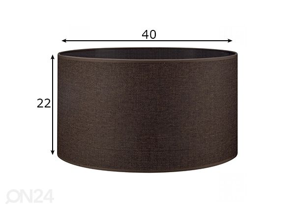 Абажур Canvas ⌀40xh22 cm размеры