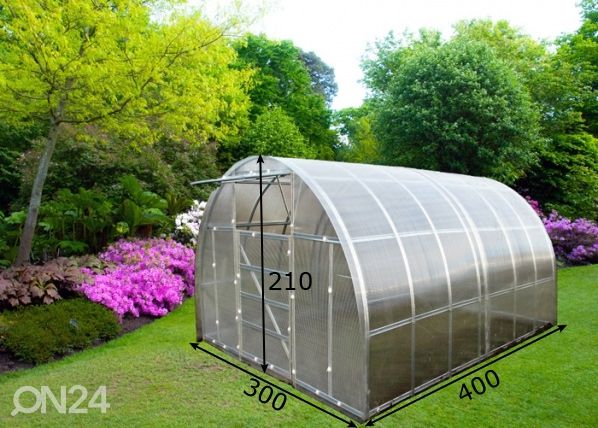 Арочная теплица 4 мм 3x4 м Easy-UP размеры