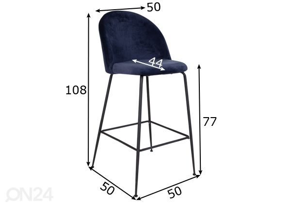Барный стул размеры