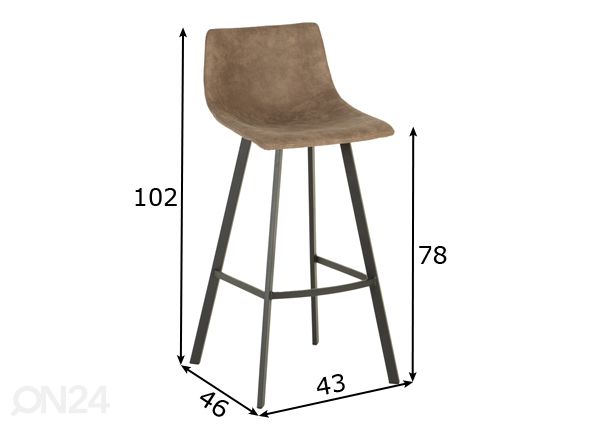 Барный стул размеры