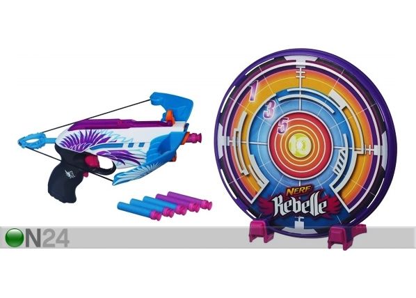 Бластер-арбалет Nerf Rebelle с целью