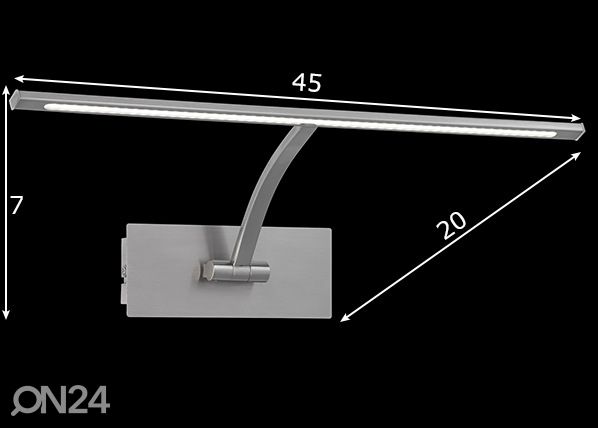 Бра Idun LED размеры