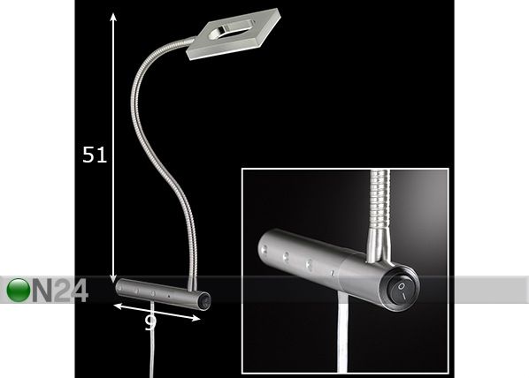 Бра Les Mans LED размеры