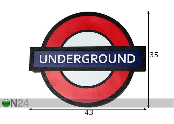 Бра Underground размеры