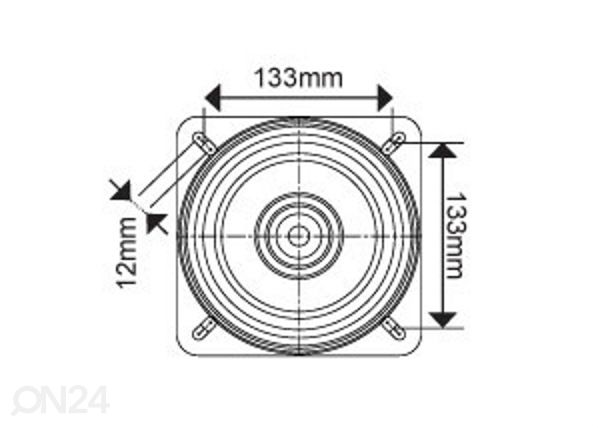 Вертел для сидения 7" размеры