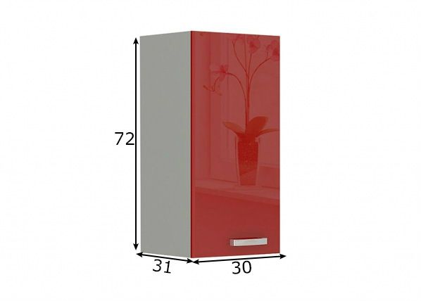 Верхний кухонный шкаф 30 cm размеры