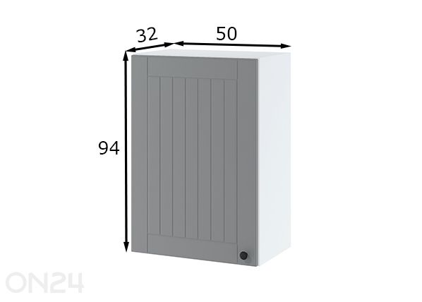 Верхний кухонный шкаф 50x94 см размеры