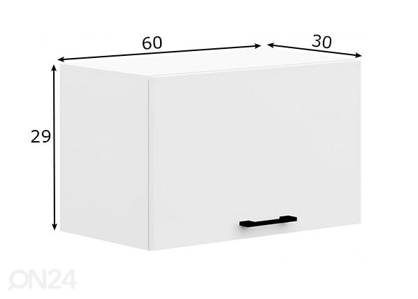 Верхний кухонный шкаф 60 cm размеры