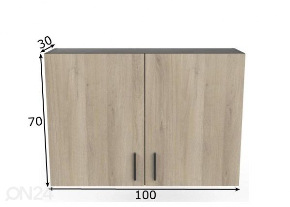Верхний кухонный шкаф Origan 100 cm размеры