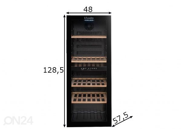 Винный холодильник La Sommelier SLS90DZ размеры