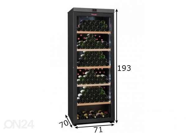 Винный холодильник La Sommeliere VIP330V размеры