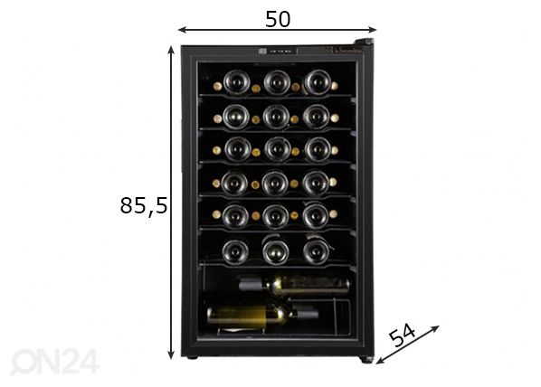 Винный холодильник La Sommeliere VN51 размеры