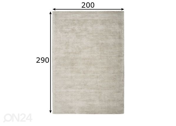 Вискозный ковер 200x290 см размеры