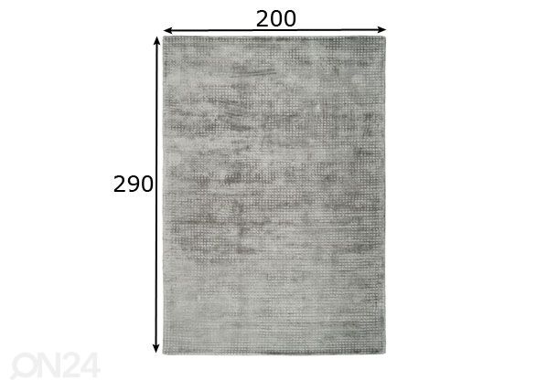 Вискозный ковер 200x290 см размеры