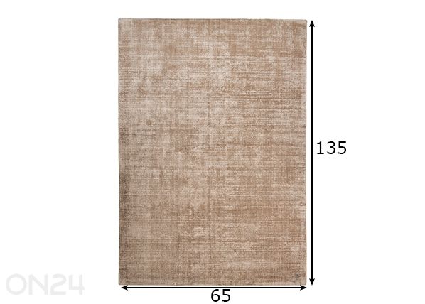Вискозный ковёр Shine 65x135 cm размеры