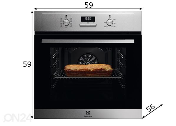 Встраиваемая духовка Electrolux размеры