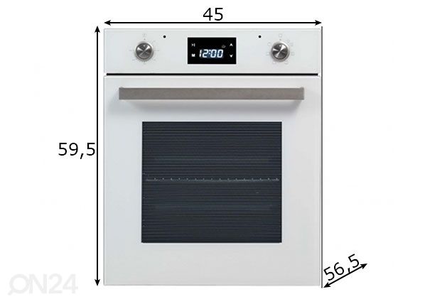 Встраиваемая духовка Schlosser OE555DTW размеры