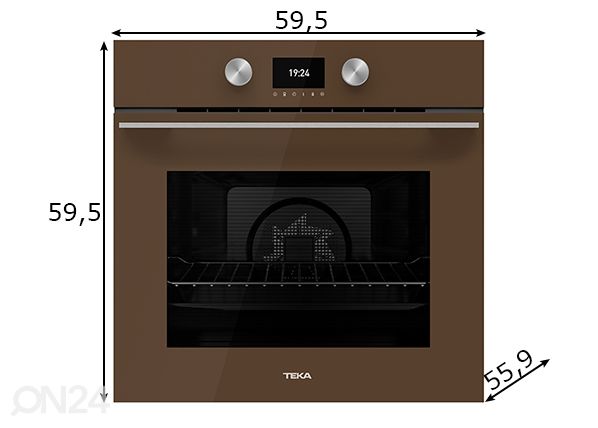 Встраиваемая духовка Teka Urban Colors HLB8600LB размеры