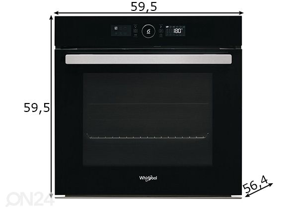 Встраиваемая духовка Whirlpool AKZ96230NB размеры