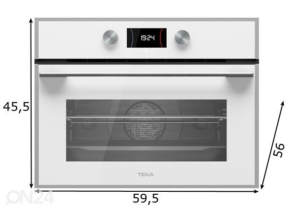 Встраиваемая компактная духовка Teka Wish размеры