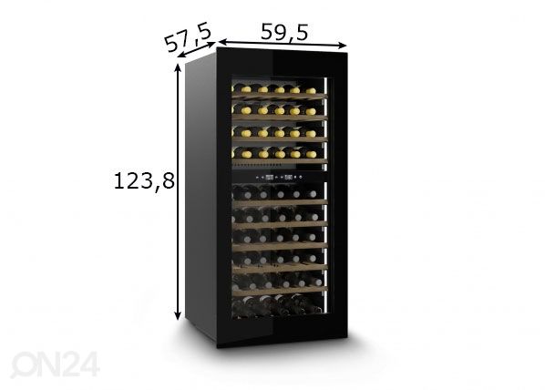 Встроенный винный холодильник Caso WineDeluxe WD 60, 7715 размеры