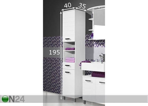 Высокий шкаф Elegance размеры