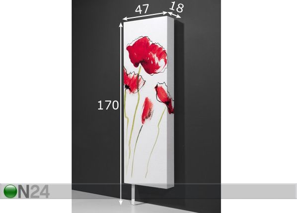 Галошница Flowers размеры