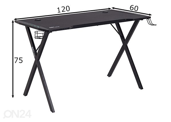 Геймерский стол New размеры